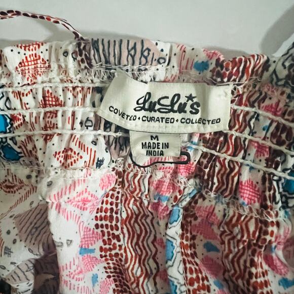 Lulus Maxin Relaxin Multicolored Tie Sleeve Maxi Dress Size M Medium - Picture 5 of 9